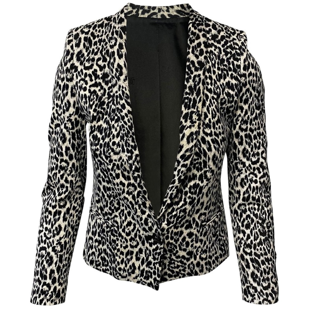 The Kooples Leopard Print Trouser Suit